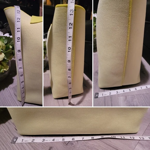 Rothy's The Lightweight Tote, Lemon Lime - Picture 12 of 16
